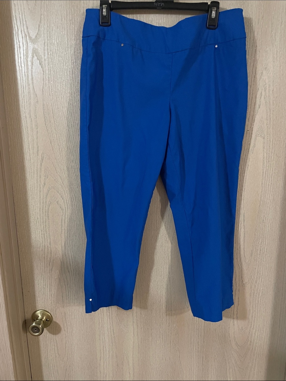 Cato Bright Blue Cropped Ankle Pants